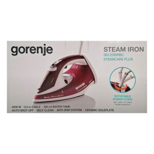 Gorenje SIH2200RBC Dampfbügeleisen 2200W rot/weiß