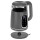 Adler AD 1305gs Wasserkocher Glas, LED-Anzeige, Temperaturreglung, 1,7L grau/silber 2200W