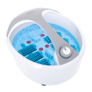 Adler AD 2177 Fußmassagegerät, 5,6L, 6 Akupressur-Rollen, Sprudel-, Vibrations- und Wärmemassage