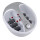 Adler AD 2177 Fußmassagegerät, 5,6L, 6 Akupressur-Rollen, Sprudel-, Vibrations- und Wärmemassage