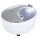 Adler AD 2177 Fußmassagegerät, 5,6L, 6 Akupressur-Rollen, Sprudel-, Vibrations- und Wärmemassage