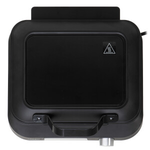 Adler AD 3087 Waffeleisen mit LED-Anzeige für 2 Waffeln, schwarz, 1500W