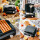 Adler AD 3087 Waffeleisen mit LED-Anzeige für 2 Waffeln, schwarz, 1500W