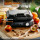 Adler AD 3087 Waffeleisen mit LED-Anzeige für 2 Waffeln, schwarz, 1500W