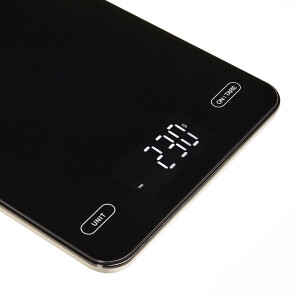 Adler AD 3177b Akku-Küchenwaage schwarz, USB, bis 10 kg