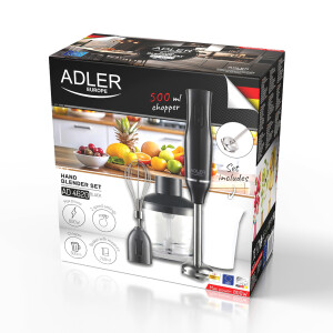 Adler AD 4620b Stabmixer-Set schwarz 800W