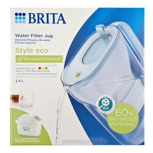 Brita Style eco Wasserfilter 2,4 L blau inkl. Maxtra PRO...