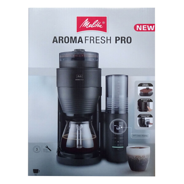 Melitta 1030-01 AromaFresh Glass PRO Filterkaffeemaschine schwarz