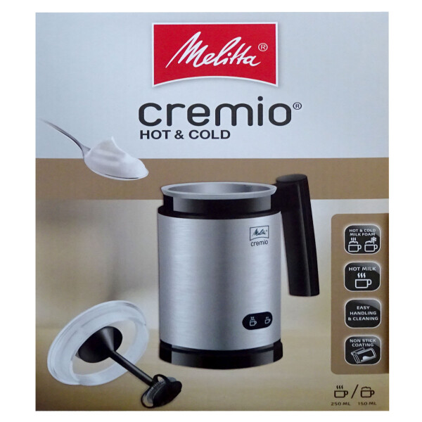 Melitta 1014-03 Cremio II Milschaufschäumer Edelstahl