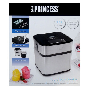 Princess 282605 Eismaschine 1,5L Edelstahl