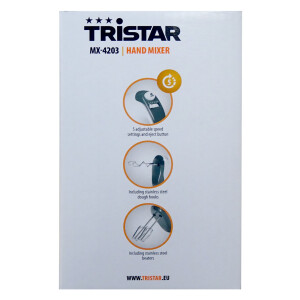 Tristar MX-4203 Handmixer weiß/grau 200W