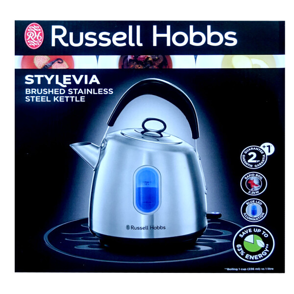 Russell Hobbs 28130-70 Stylevia Wasserkocher 1,5L Edelstahl 2200W