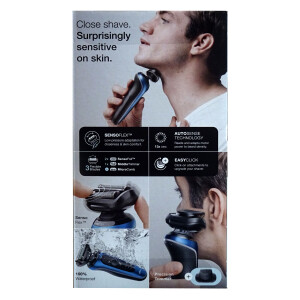 Braun 61-B1200S Series6 Akku Rasierer blau