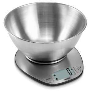 Mesko MS 3152 Küchenwaage mit Schüssel bis 5kg...