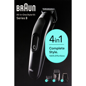 Braun SK3400 Series 3 All-in-One-Styling Kit Barttrimmer, Bodygroomer, Haarschneider