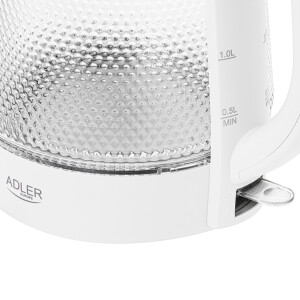 Adler AD 1306 Glaswasserkocher 1,8L 2200 Watt