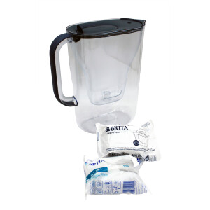 Brita Style Essential Wasserfilter 2,4L graublau mit 2x...