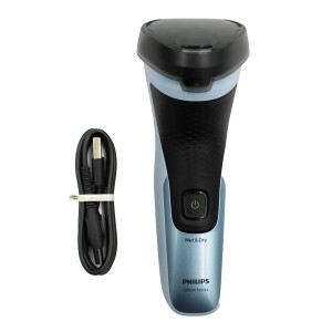 Philips X3063/00 Series 3000X elektr. Nass-/Trockenrasierer Akku USB Himmelblau
