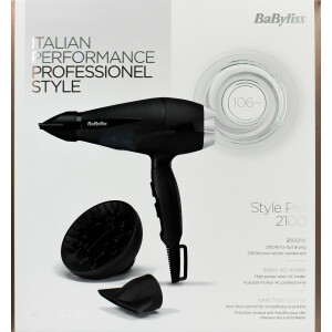 BaByliss 6710DE Haartrockner Style Pro 2100 Watt
