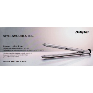 BaByliss ST516E Haarglätter Mauve Lustre Titan-Keramik Platten