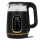 Adler AD 1305 BG black gold Wasserkocher Glas mit LED-Anzeige und Temperaturregelung 1,7L