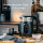 Adler AD 1305 BG black gold Wasserkocher Glas mit LED-Anzeige und Temperaturregelung 1,7L