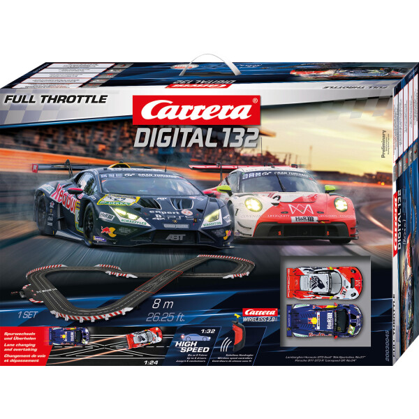 Carrera 20030045 - Digital 132 Full Throttle Rennbahn