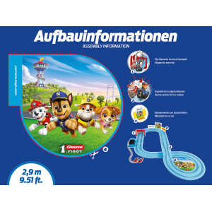 Carrera - FIRST PAW PATROL - Track Patrol Rennbahn 20063060