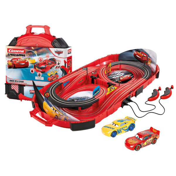 Carrera 20016002 - FIRST Disney Pixar Cars Mobile Rennbahn im Koffer