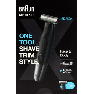 Braun XT5 5110 Series XT5 wet&dry Akku Face&Body Trimmer schwarz