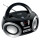 Adler AD 1181 FM-Radio, CD-MP3-Boombox, USB, schwarz / silber