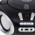 Adler AD 1181 FM-Radio, CD-MP3-Boombox, USB, schwarz / silber
