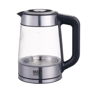 Bass Polska BH 10351 Wasserkocher Glas 1,7l mit...