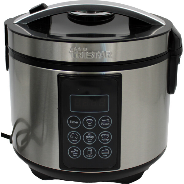Tristar RK-6132 Digitaler Reis- und Multikocher 1,5L Edelstahl 500W