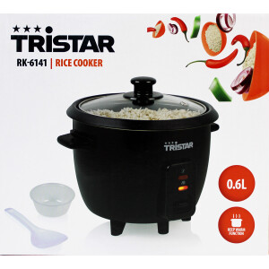 Tristar RK-6141 Reiskocher 0,6L schwarz 300W