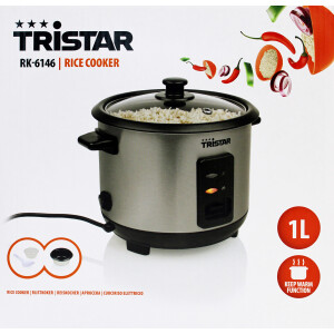 Tristar RK-6146 Reiskocher 1L Edelstahl 400W