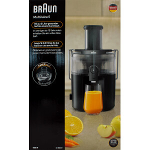 Braun SJ5000 MultiJuice5 Entsafter 800W schwarz