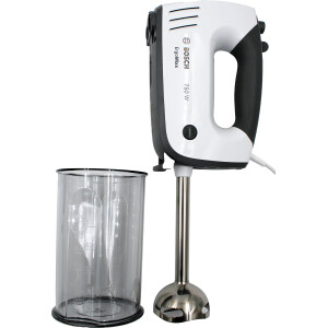 Bosch MFQ37490 ErgoMixx Handmixer-Set 750W weiß/grau