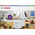 Bosch MFQ37490 ErgoMixx Handmixer-Set 750W weiß/grau