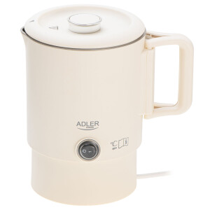 Adler AD 1388b Reise-Wasserkocher beige 0,8L 650W klappb....