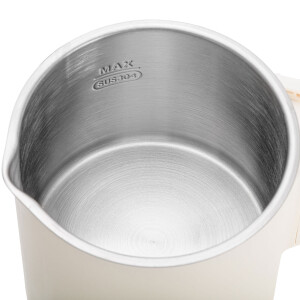 Adler AD 1388b Reise-Wasserkocher beige 0,8L 650W klappb. Griff verstaubarer Sockel