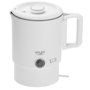 Adler AD 1388w Reise-Wasserkocher weiß 0,8L 650W...