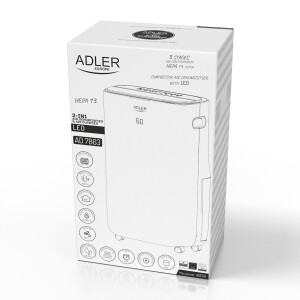 Adler AD 7863 2in1 Luftentfeuchter u. Luftreiniger LED (Kompressor) weiß bis 140m3