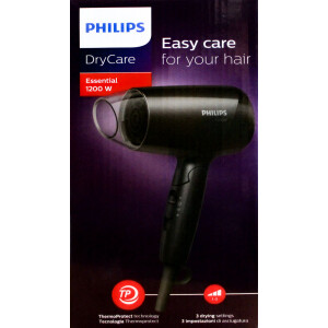 Philips Haarglätter HP8321/00 + Föhn BHC010/00 kompakt Set Turmalin Keramik