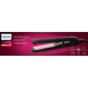 Philips Haarglätter HP8321/00 + Föhn BHC010/00 kompakt Set Turmalin Keramik