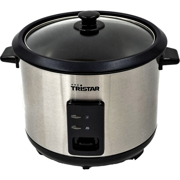 Tristar RK-6148 Reiskocher 1,8L Edelstahl/Schwarz 700W