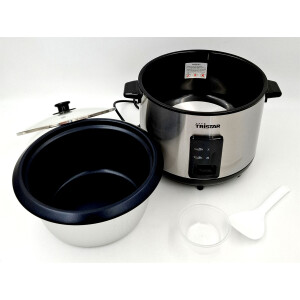 Tristar RK-6148 Reiskocher 1,8L Edelstahl/Schwarz 700W