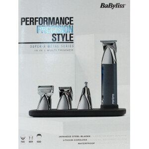 BaByliss MT996E Super-X Metal 15in1 Akku Multitrimmer