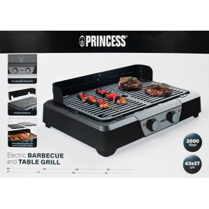 Princess 112254 Elektrischer BBQ Tischgrill 2000W