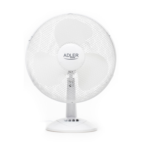 Adler AD 7304 Schreibtischventilator D40cm weiß, 90W